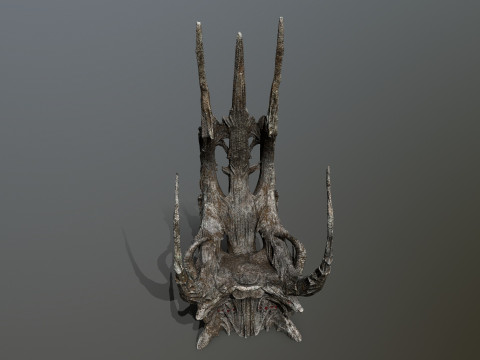 Dark Throne 3D Model