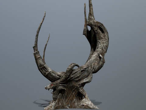 Dark Throne 3D Model