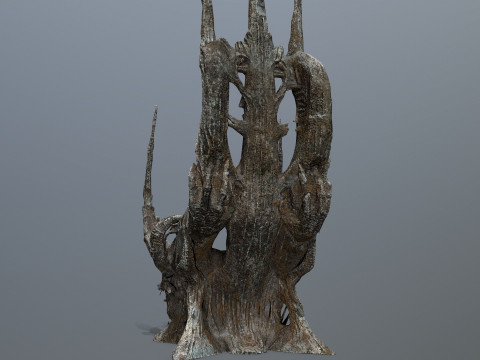 Dark Throne 3D Model