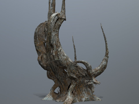 Dark Throne 3D Model