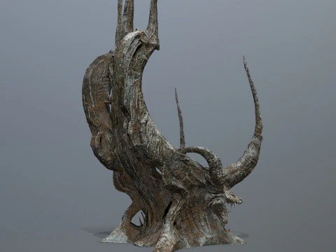 Dark Throne 3D Model