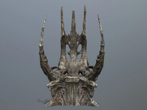 Dark Throne 3D Model
