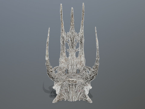 Dark Throne 3D Model