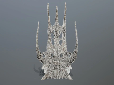 Dark Throne 3D Model