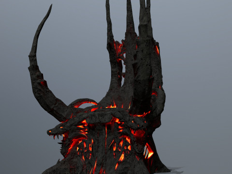 Dark Throne 3D Model