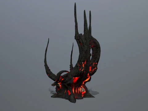 Dark Throne 3D Model