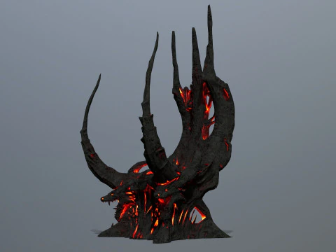 Dark Throne 3D Model