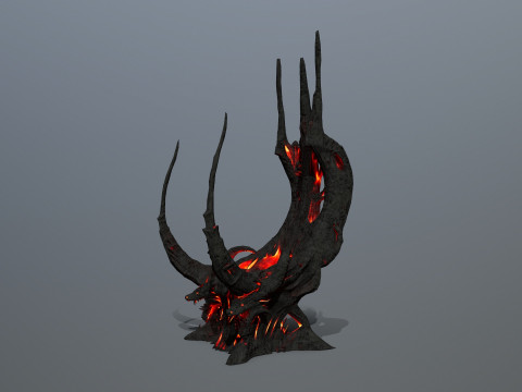 Dark Throne 3D Model