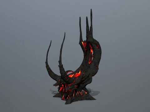 Dark Throne 3D Model