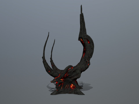 Dark Throne 3D Model