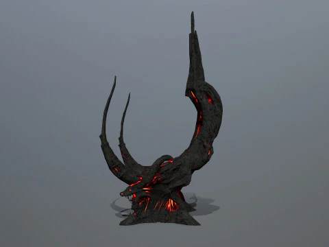 Dark Throne 3D Model
