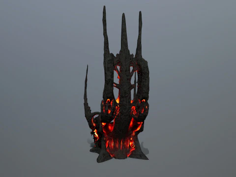 Dark Throne 3D Model