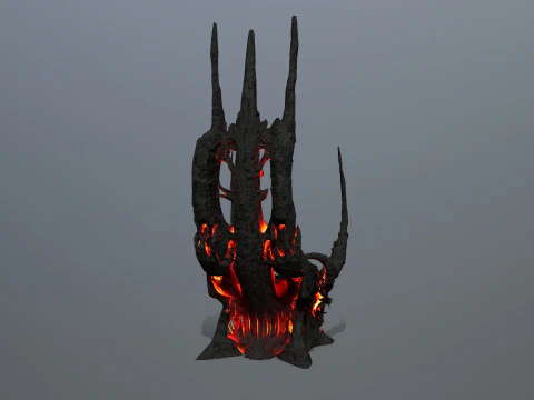 Dark Throne 3D Model
