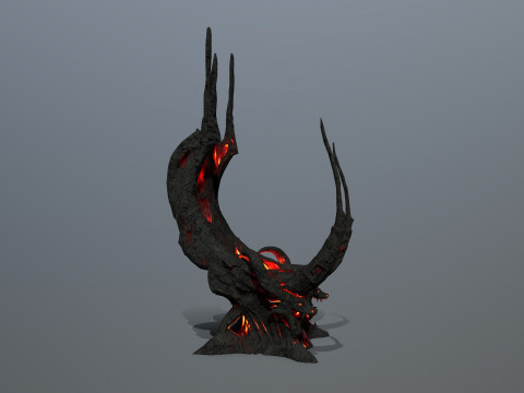 Dark Throne 3D Model