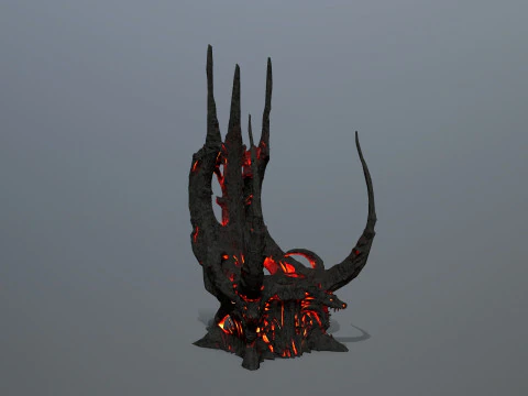 Dark Throne 3D Model