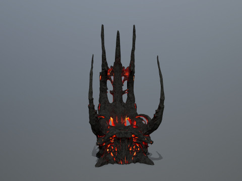 Dark Throne 3D Model