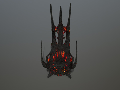 Dark Throne 3D Model