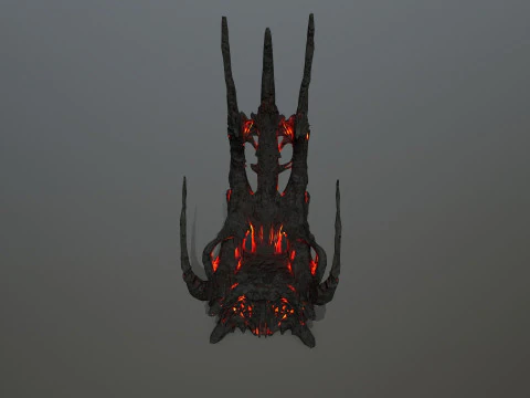 Dark Throne 3D Model