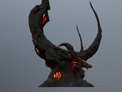 Dark Throne 3D Model