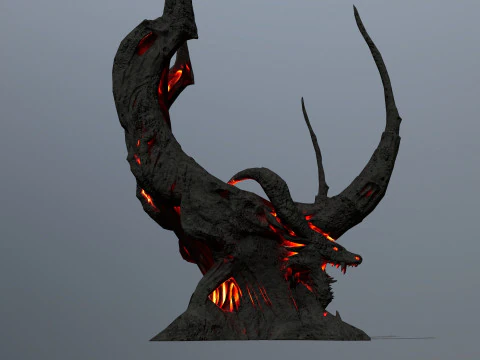 Dark Throne 3D Model