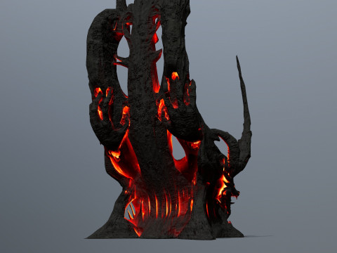Dark Throne 3D Model