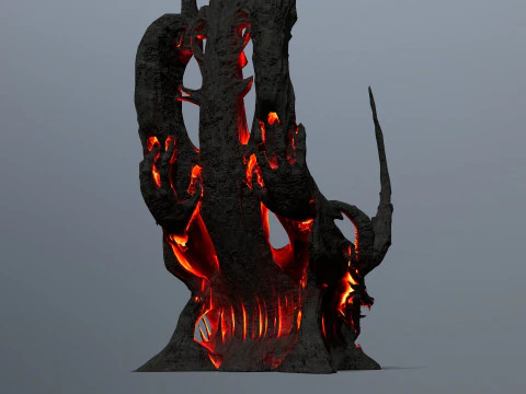 Dark Throne 3D Model