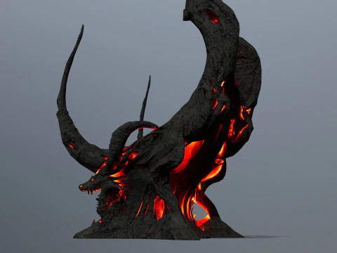 Dark Throne 3D Model