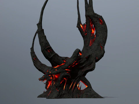 Dark Throne 3D Model