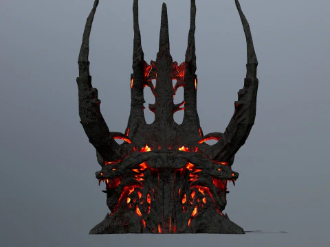 Dark Throne 3D Model