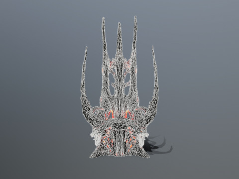 Dark Throne 3D Model