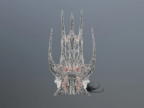 Dark Throne 3D Model