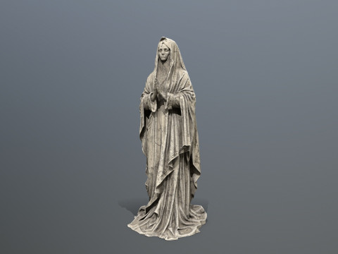 Statua di donna 001 Modello 3D