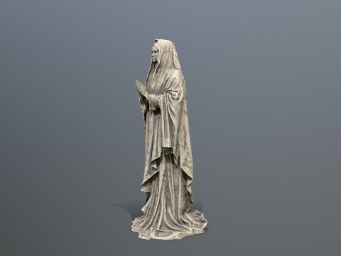 Statua di donna 001 Modello 3D