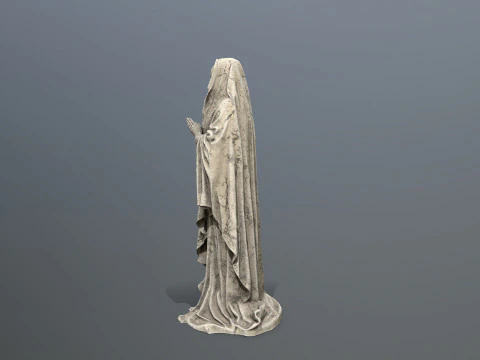Woman Statue 001 3D Model