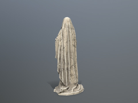Statua di donna 001 Modello 3D