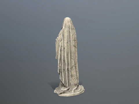 Woman Statue 001 3D Model