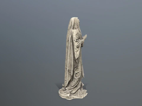 Woman Statue 001 3D Model
