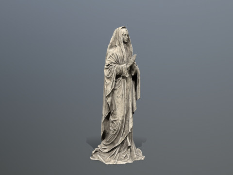 Statua di donna 001 Modello 3D