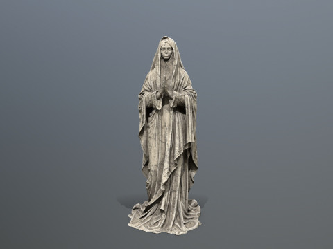 Statua di donna 001 Modello 3D