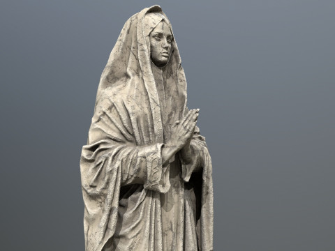 Statua di donna 001 Modello 3D