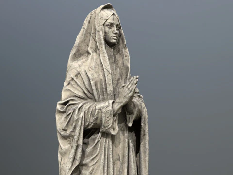 Woman Statue 001 3D Model