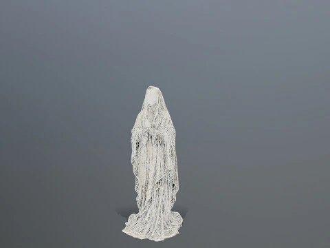 Woman Statue 001 3D Model
