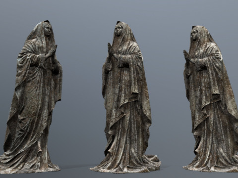 Patung Wanita Model 3D