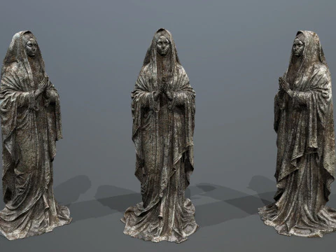 Woman Statue 3D Model