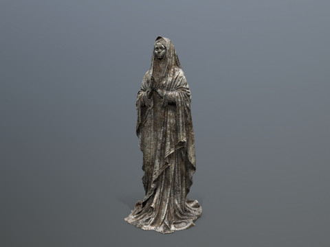 Frauenstatue 3D Modell