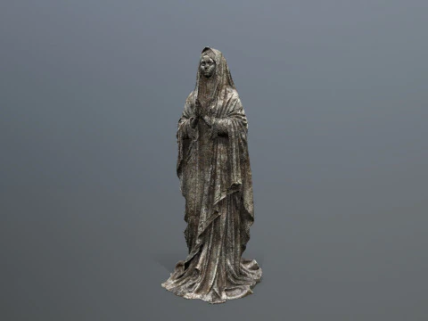 Woman Statue 3D Model