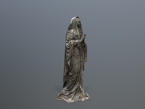 Frauenstatue 3D Modell