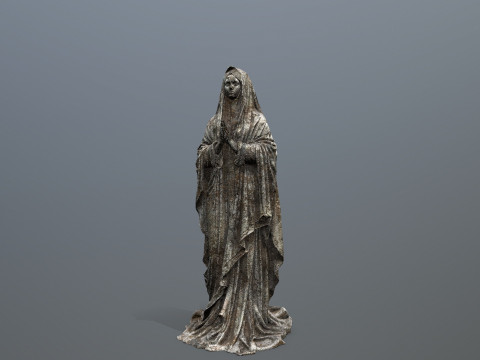 Frauenstatue 3D Modell