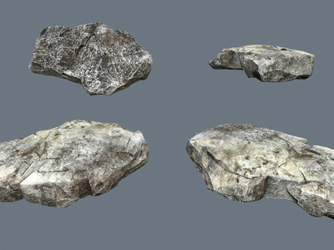 리버 스톤스 3D 모델