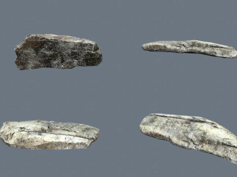 River Stones 3D Model